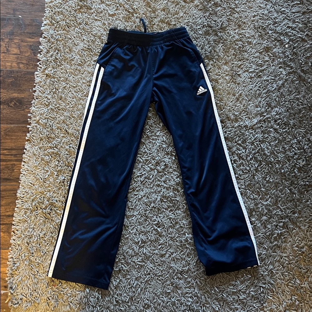 Adidas Kids Navy Blue Track Pants
